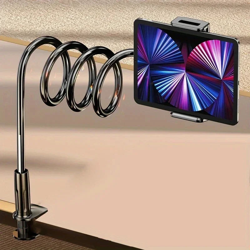 Support paresseux à base spirale pour téléphone et tablette (iPad, Galaxy Tab…)