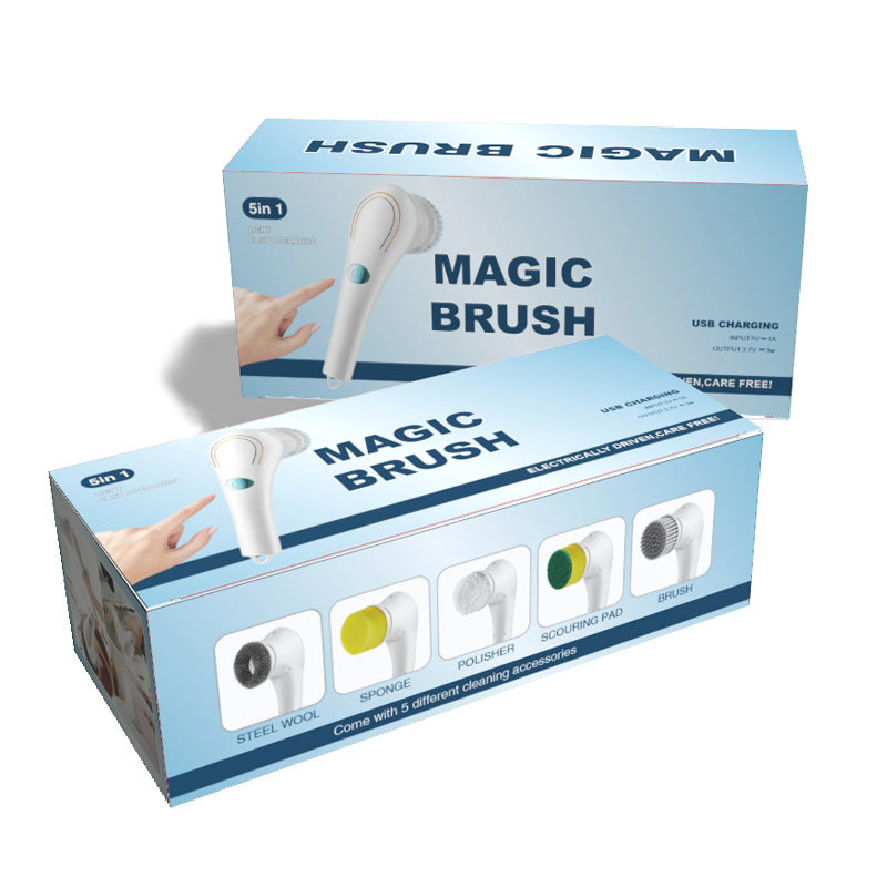 Multifunctional Electric Handheld Kitchen Household Dishwashing Brush