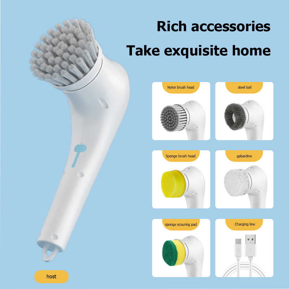 Multifunctional Electric Handheld Kitchen Household Dishwashing Brush