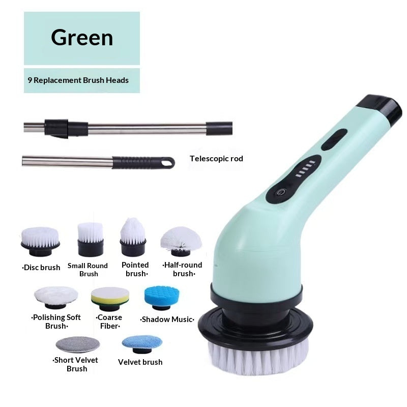 Household Kitchen And Bathroom Electric Multi-Function Cleaning Brush