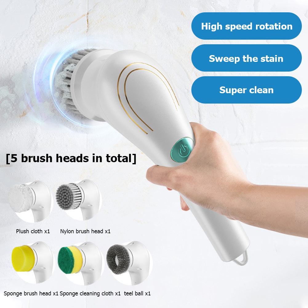 Multifunctional Electric Handheld Kitchen Household Dishwashing Brush