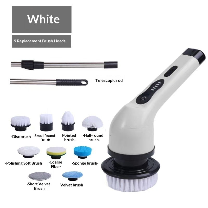 Household Kitchen And Bathroom Electric Multi-Function Cleaning Brush