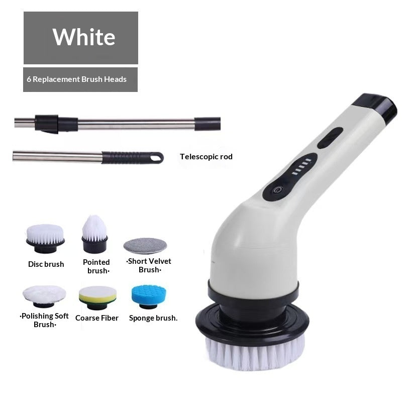 Household Kitchen And Bathroom Electric Multi-Function Cleaning Brush