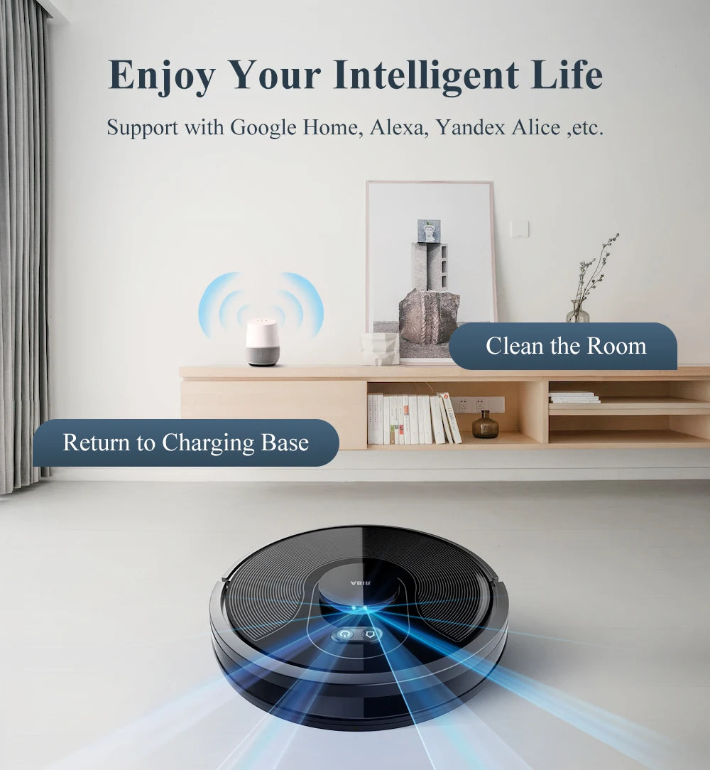 ABIR X8 Robot Vacuum Cleaner ,Laser System, Multiple Floors Maps