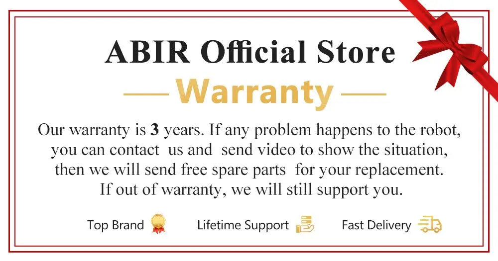 ABIR X8 Robot Vacuum Cleaner ,Laser System, Multiple Floors Maps