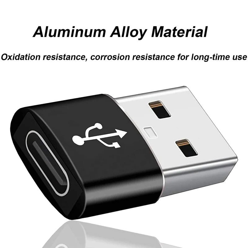 USB-A to USB-C 3.1 OTG Adapter – Fast Charging and Data Transfer