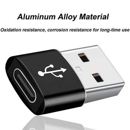 USB-A to USB-C 3.1 OTG Adapter – Fast Charging and Data Transfer