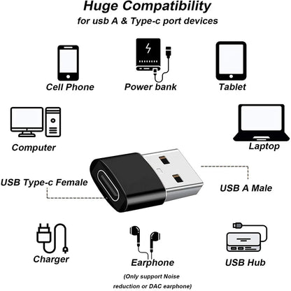 USB-A to USB-C 3.1 OTG Adapter – Fast Charging and Data Transfer