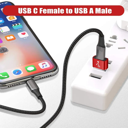 USB-A to USB-C 3.1 OTG Adapter – Fast Charging and Data Transfer