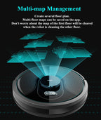ABIR X8 Robot Vacuum Cleaner ,Laser System, Multiple Floors Maps