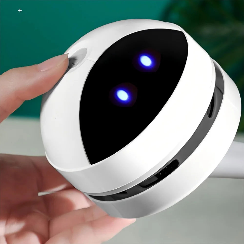 Desk Dust Vacuum with Clean Brush USB Charging for Home Office