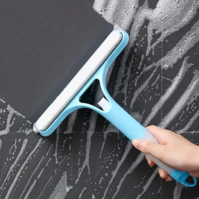 Household multi-function glass cleaning mirror with watering