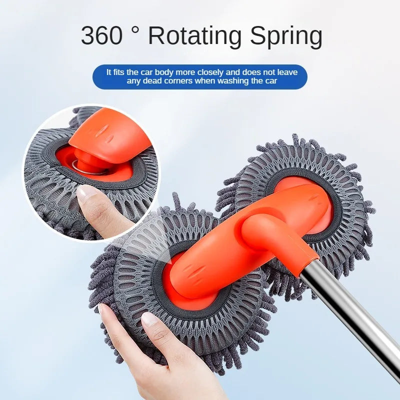 LEIBOO Car Cleaning Brush Washer Mop Chenille