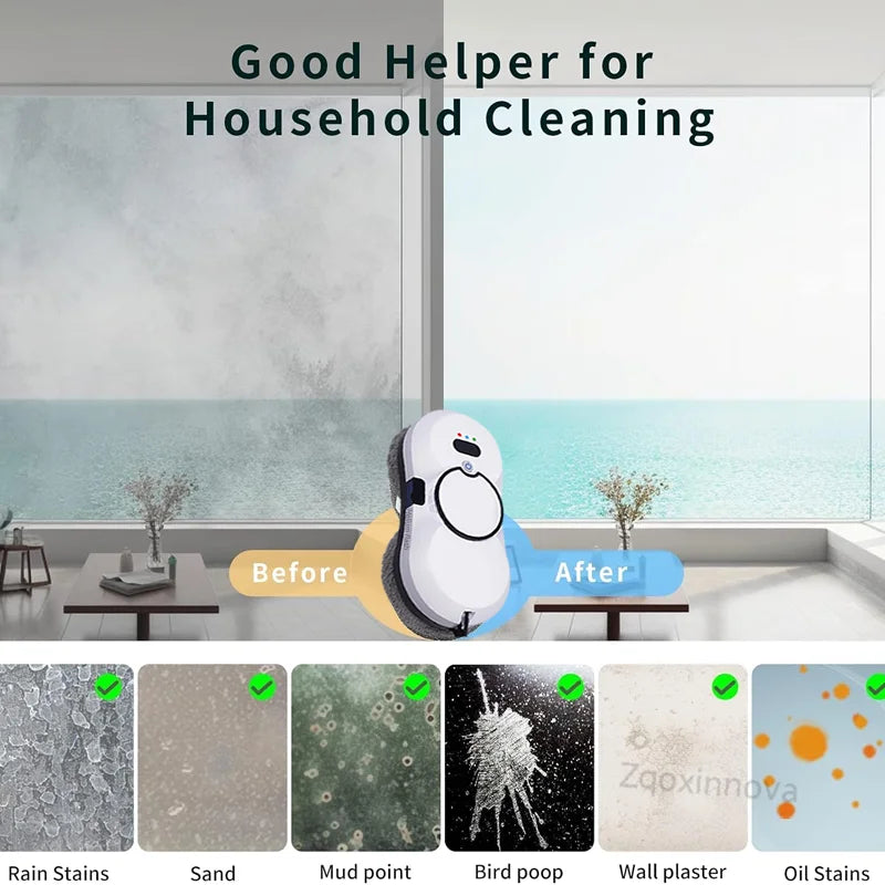 UPS System Robot Window Cleaner Vacuum Smart Home Appliance