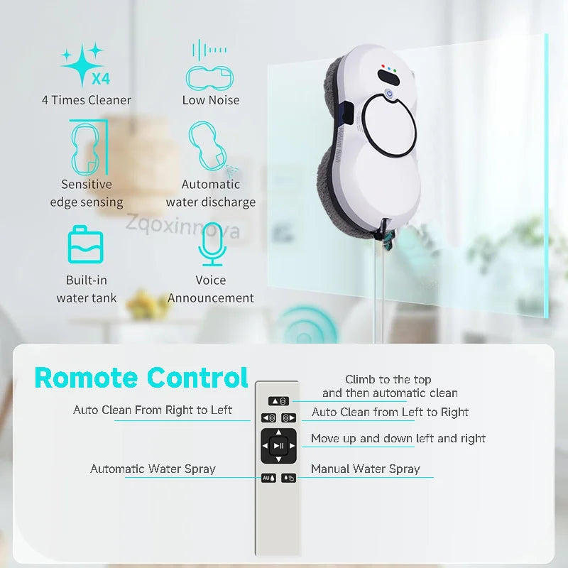 UPS System Robot Window Cleaner Vacuum Smart Home Appliance