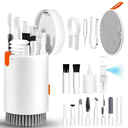 Kit de nettoyage 20 en 1 – Écouteurs, clavier, écran – Brosse et extracteur de touches