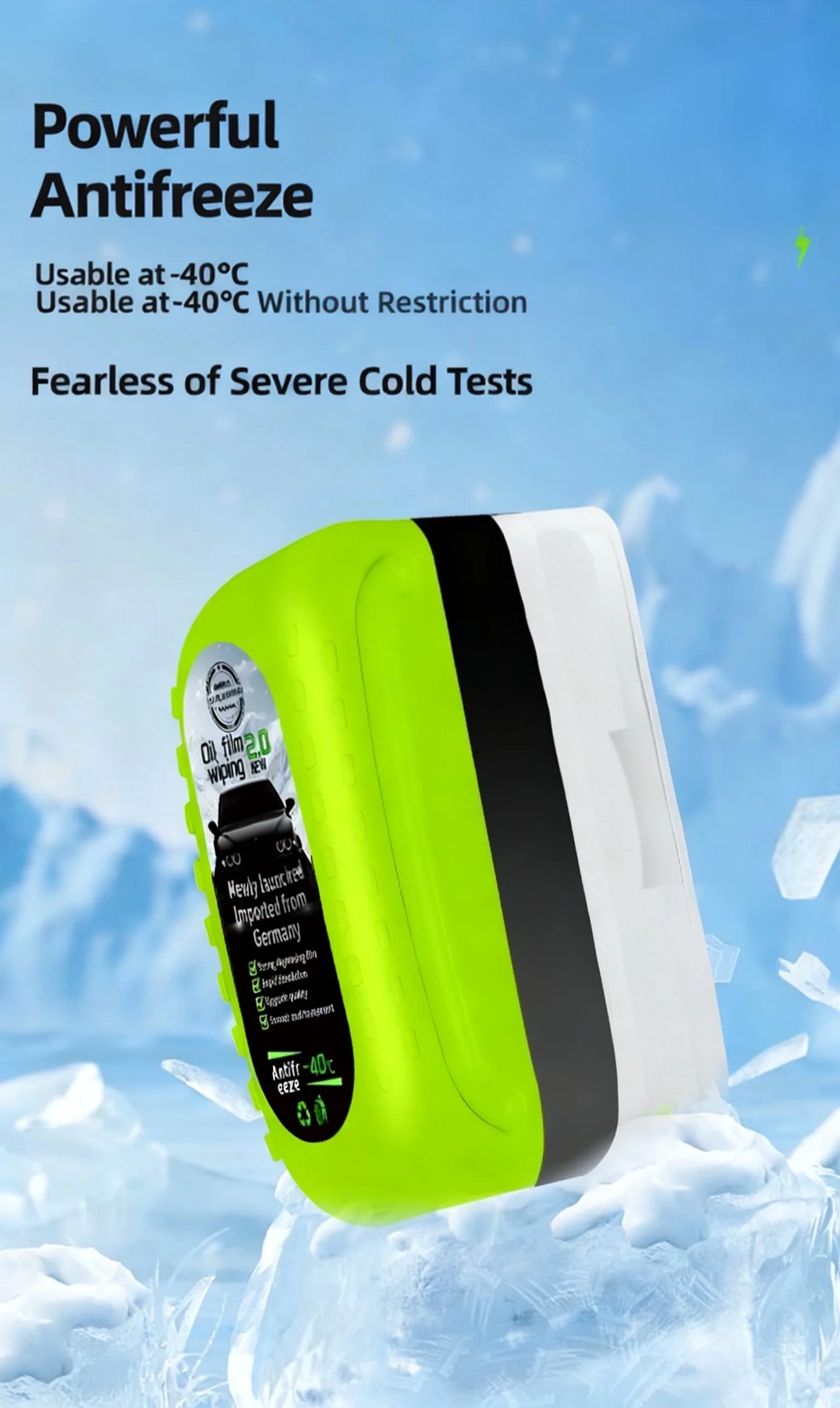 Automotive Oil Film Cleaning Brush, Car Glass Oil Film Cleaner, Window oil film Cleaner