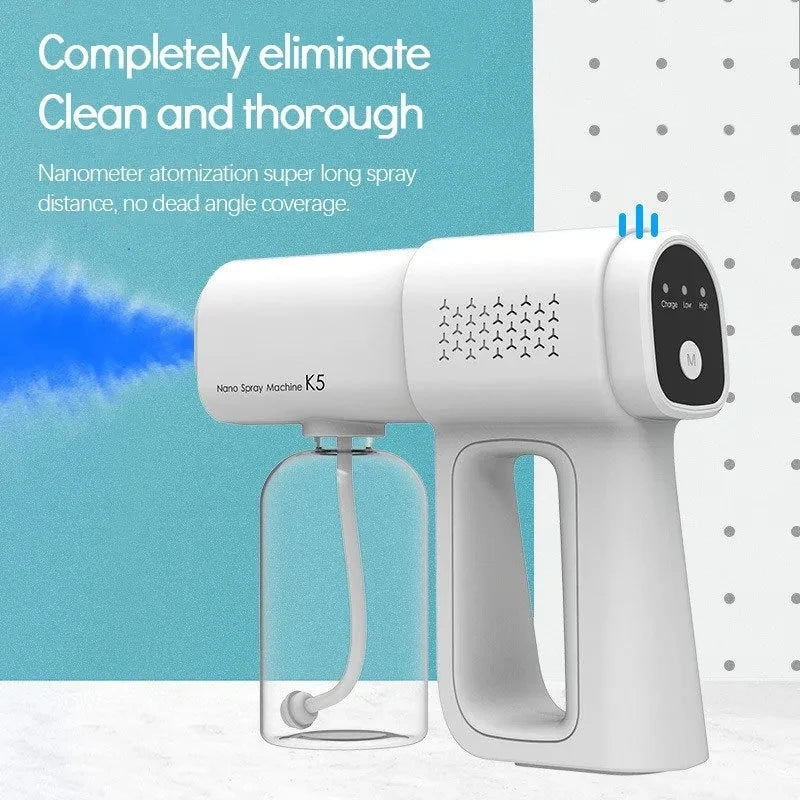 380ml electric nano blue light steam spray gun K5 wireless atomizing sterilizer C-type