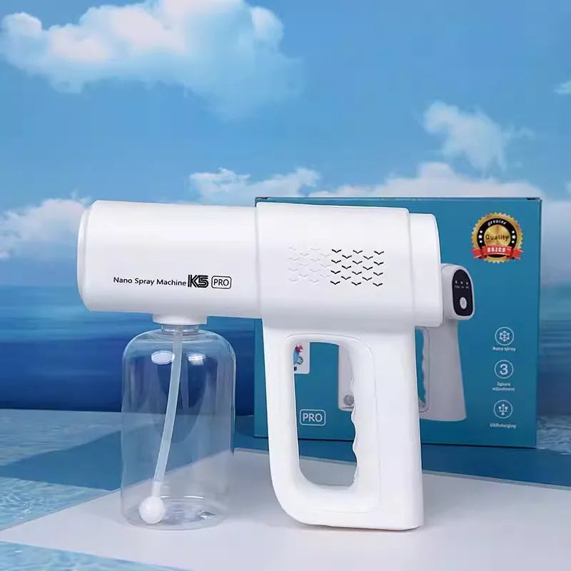 380ml electric nano blue light steam spray gun K5 wireless atomizing sterilizer C-type