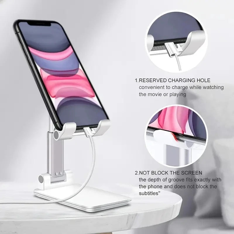 Support de bureau universel réglable pour téléphone et tablette