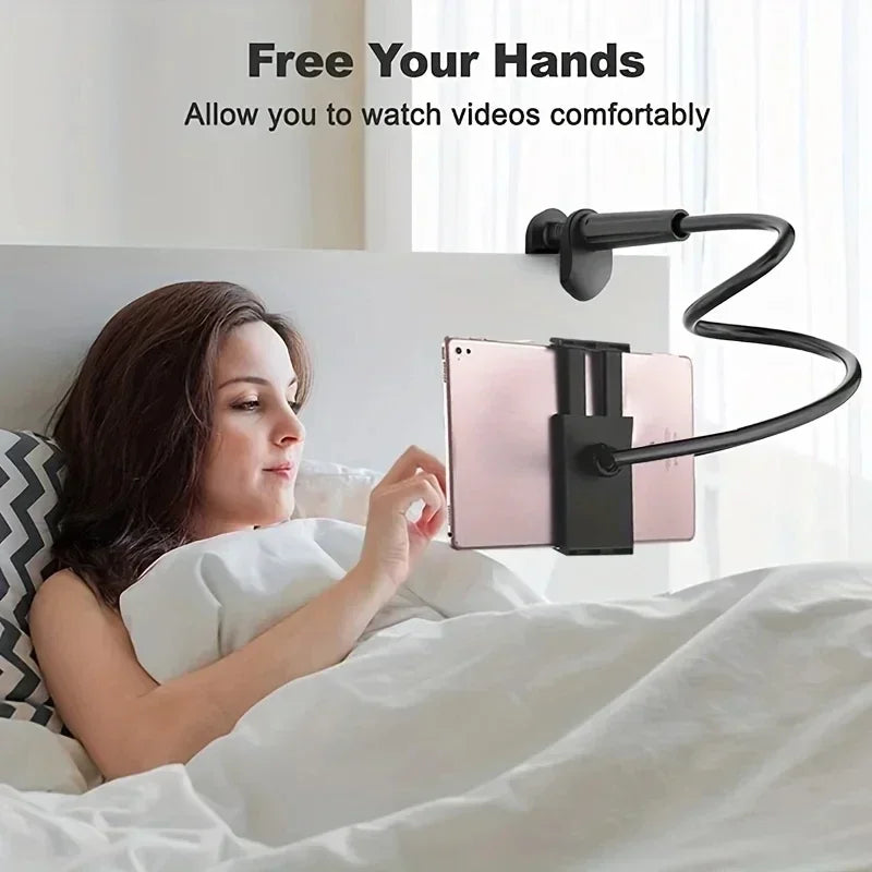 Support paresseux à base spirale pour téléphone et tablette (iPad, Galaxy Tab…)