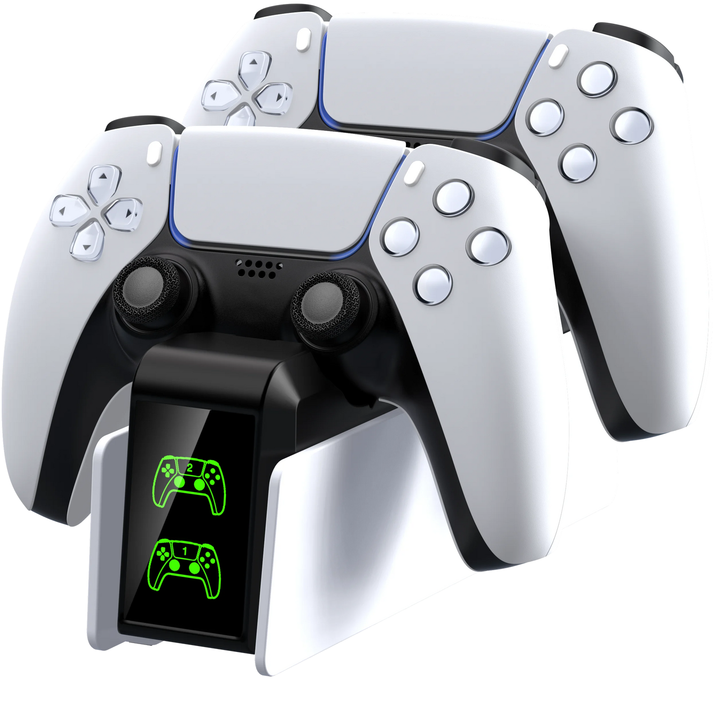 Station de charge double pour manettes PlayStation 5 avec indicateur LED