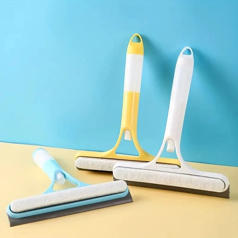 Household multi-function glass cleaning mirror with watering