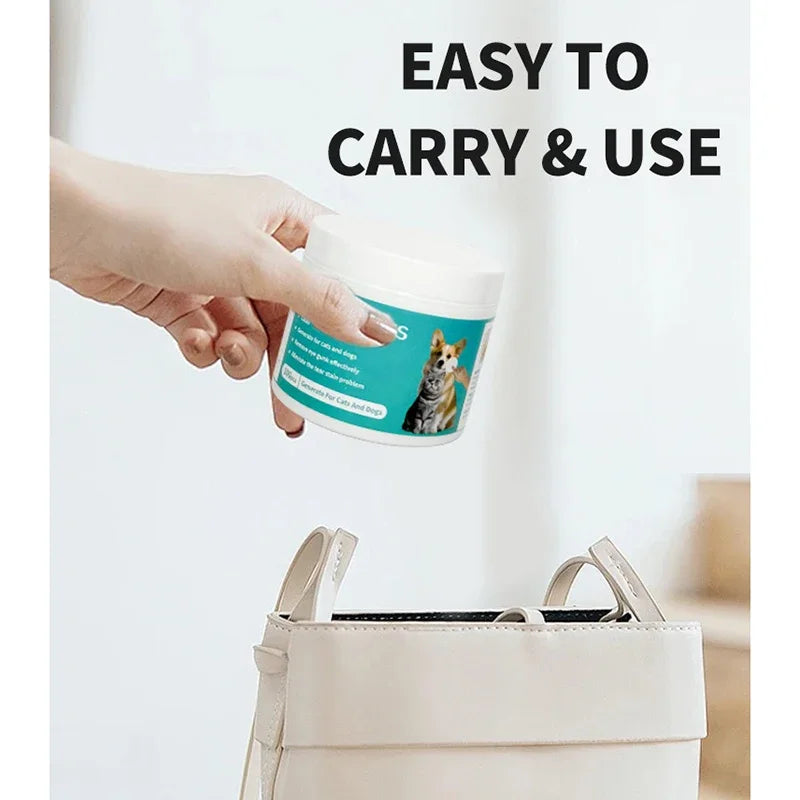 Pet Cleaning Products Eye Wipes To Remove Tear Marks