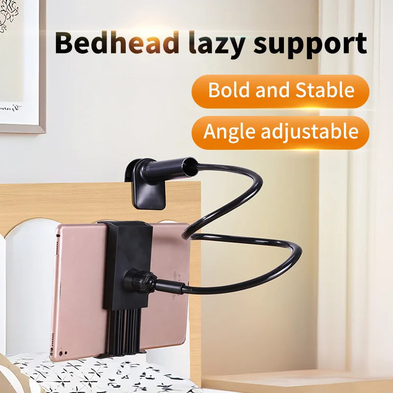 Support paresseux à base spirale pour téléphone et tablette (iPad, Galaxy Tab…)