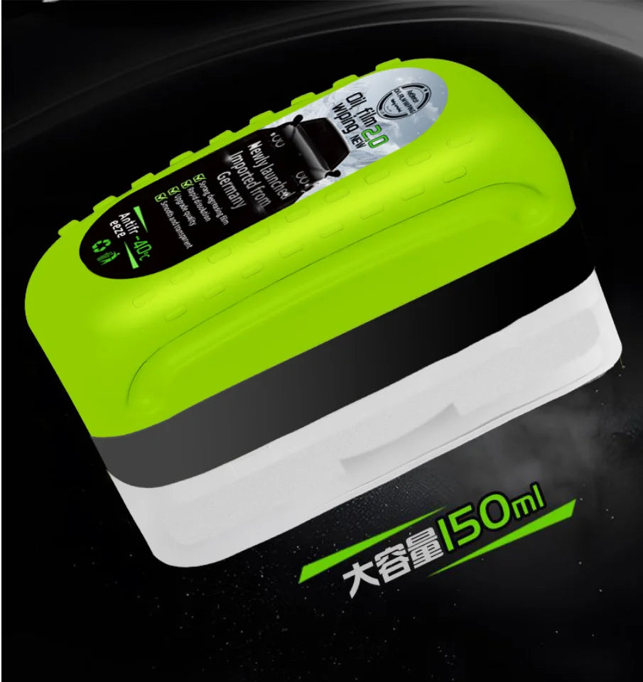 Automotive Oil Film Cleaning Brush, Car Glass Oil Film Cleaner, Window oil film Cleaner