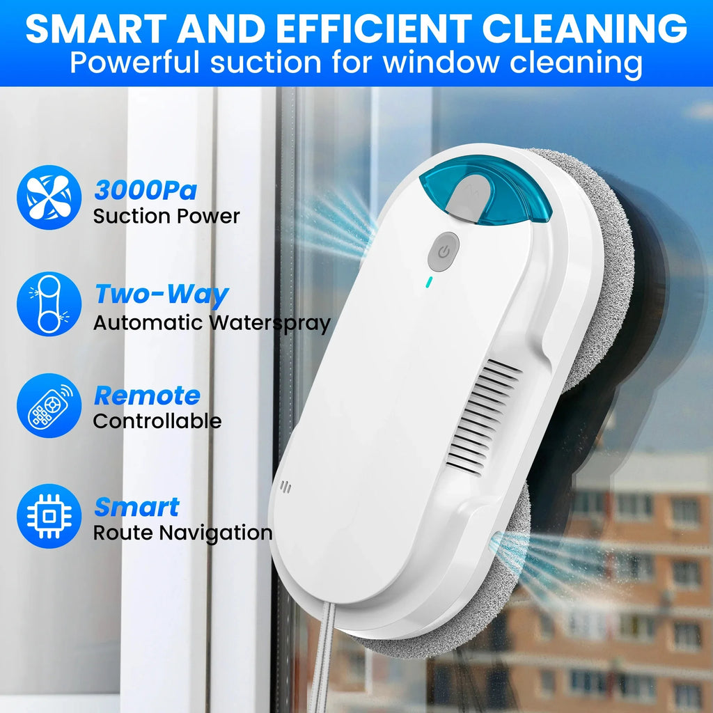 INSE Window Cleaning Robot Automatic Water Spray Function With Remote Control