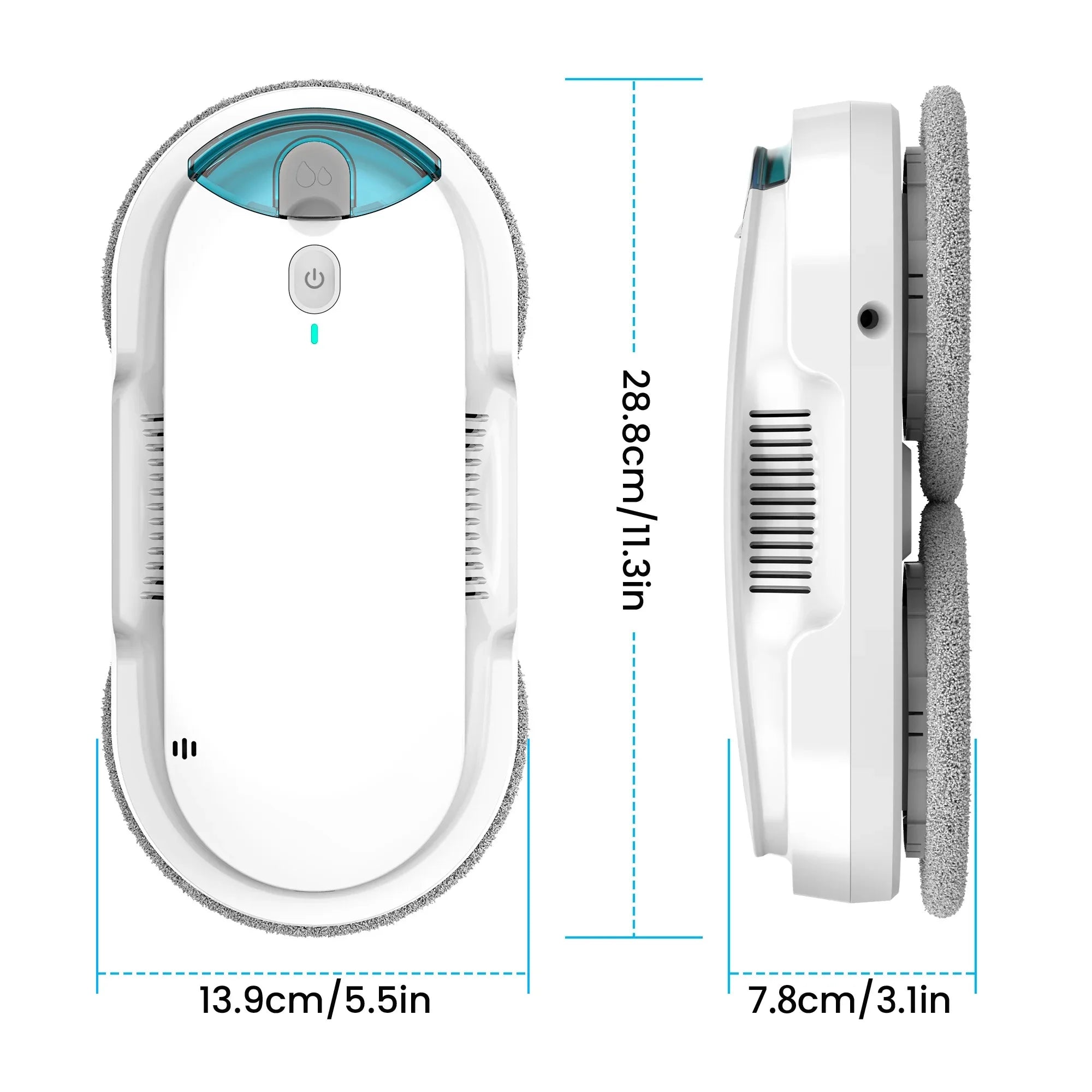 INSE Window Cleaning Robot Automatic Water Spray Function With Remote Control