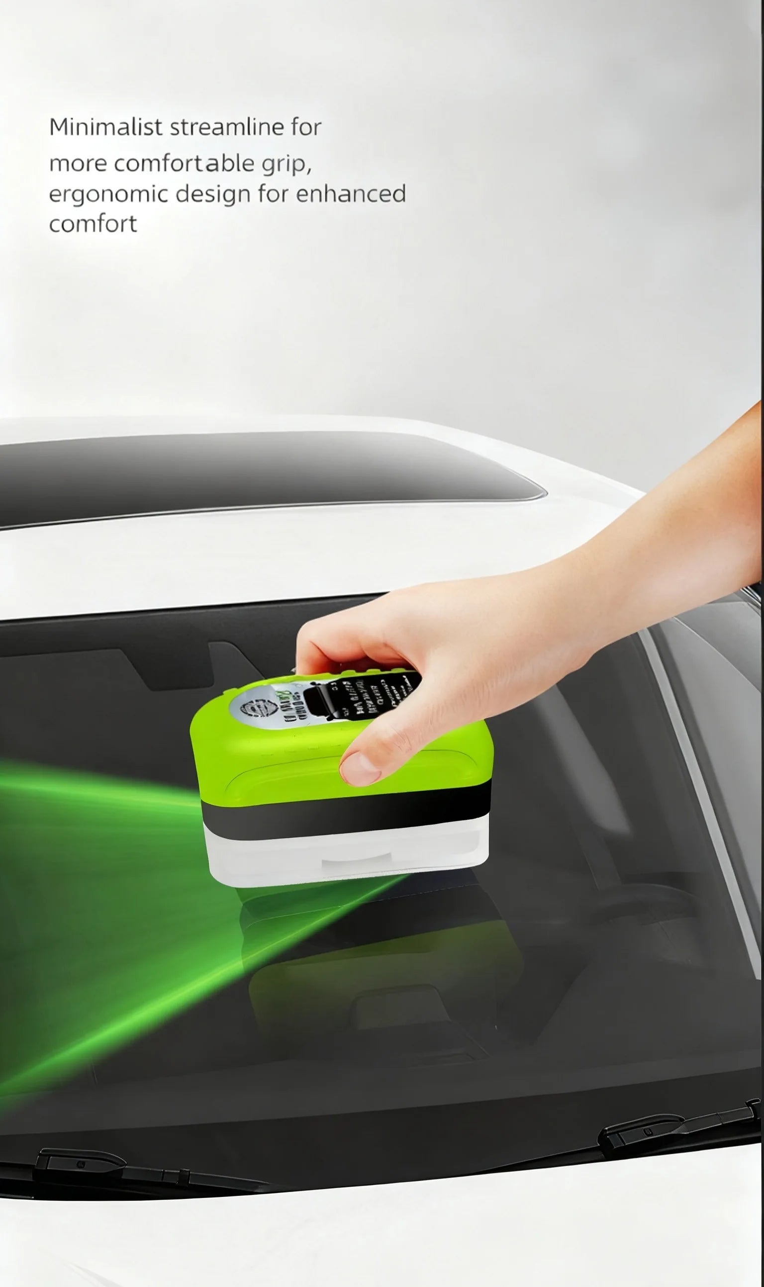 Automotive Oil Film Cleaning Brush, Car Glass Oil Film Cleaner, Window oil film Cleaner