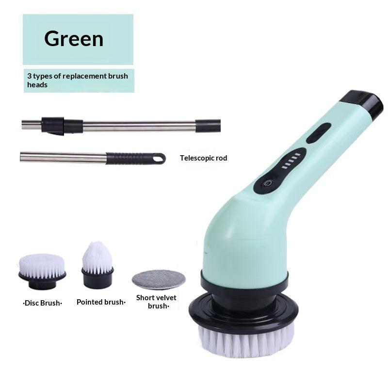 Household Kitchen And Bathroom Electric Multi-Function Cleaning Brush