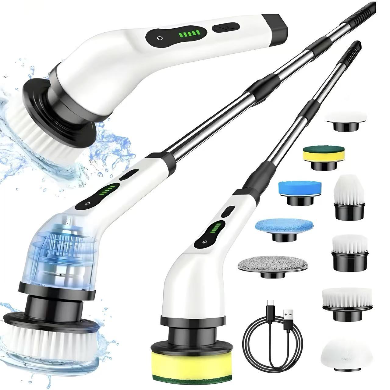 Household Kitchen And Bathroom Electric Multi-Function Cleaning Brush